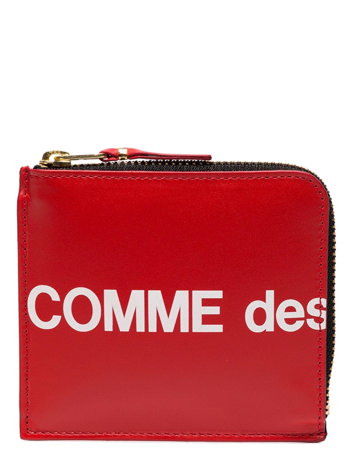 【Wallet COMME des GARCONS】HUGE LOGO Buy Comme des Garcons Wallet Huge Logo in red | SA0110HL-2